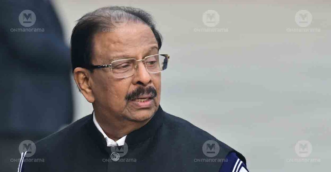 K Sudhakaran. File Photo: Manorama