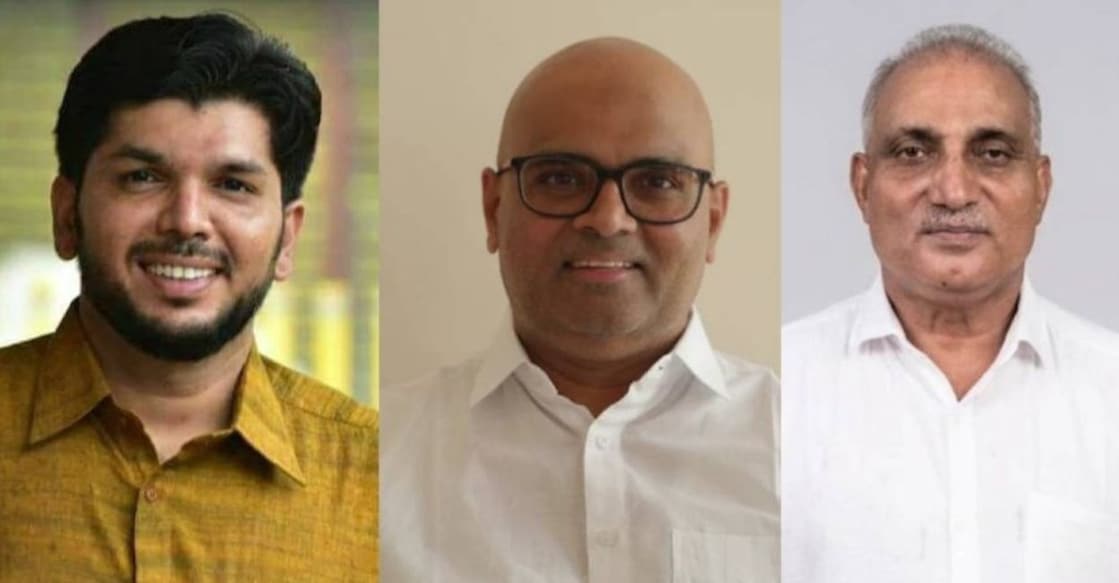 Shanavas Padur, Muhammed Sameer, C P Musthafa. Photo: Manorama