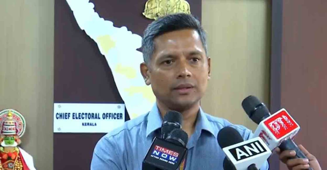 Kerala Chief Electoral Officer Rathan U Kelkar. Photo: X/Chief Electoral Officer, Kerala