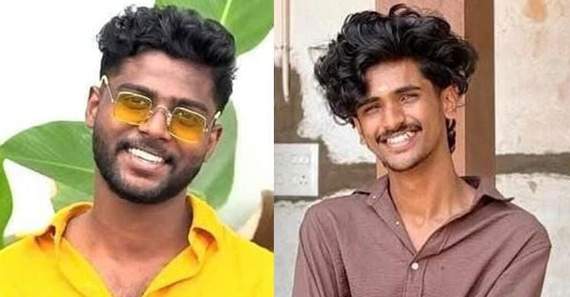 Arav Krishna (24) (Left), Nandagopal (22). Photo: Special Arrangement