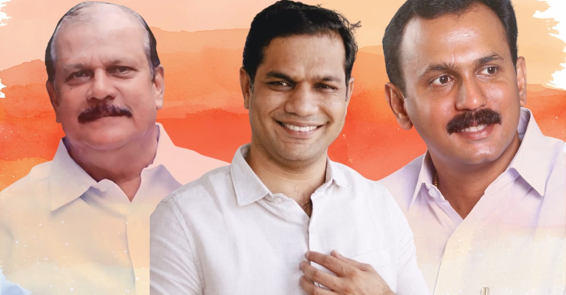 PC George, Hibi Eden, Shone George. Photos: Facebook. 