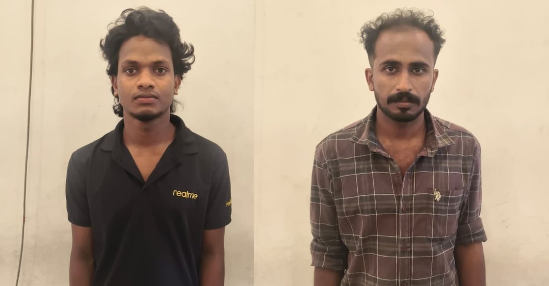 Anijith (L) and Madhusudhanan. Photo: Special arrangement