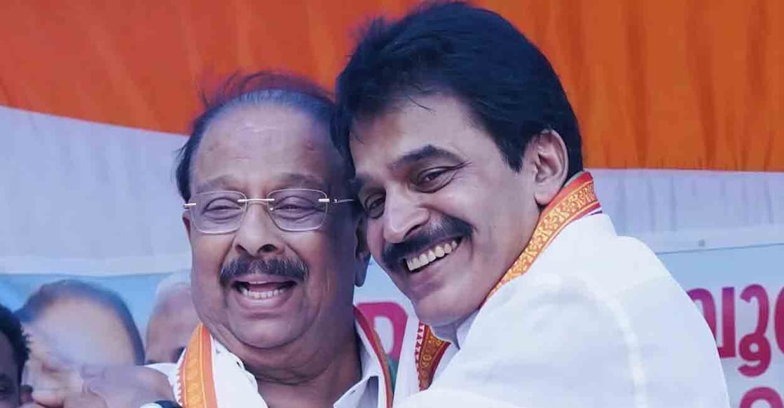 K Sudhakaran and KC Venugopal. Photo: Facebook/K Sudhakaran