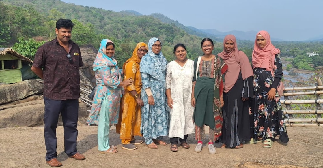 Members of the Malappuram group involved in the accident. Photo: Special Arrangement. 