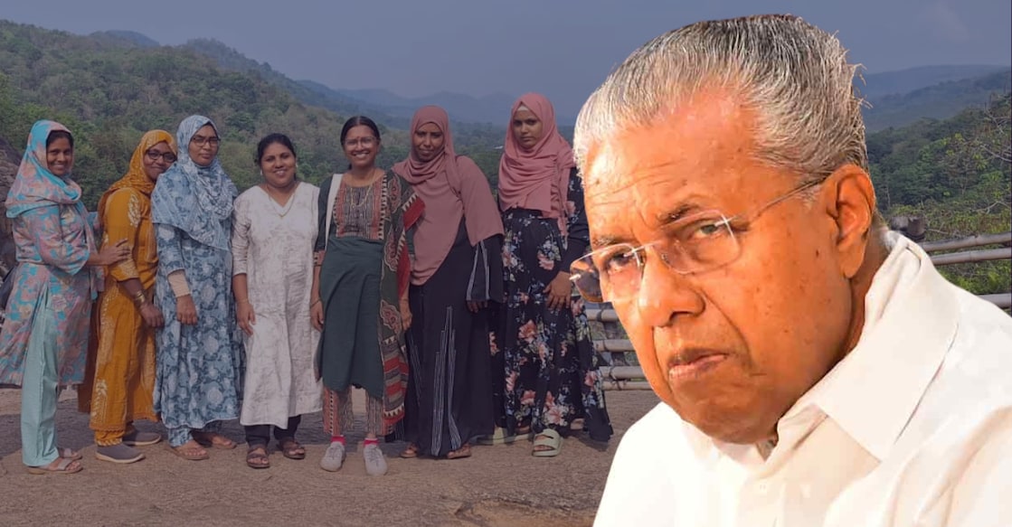 1) Members of the Malappuram group involved in the accident, 2) CM Pinarayi Vijayan. Photos: Special Arrangement. 