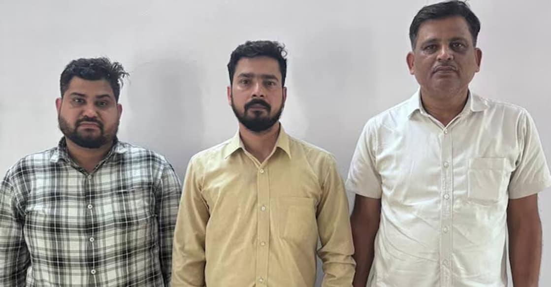 Prasanth Gheval (28), Rishikesh Tiwari (32) and Prakash Jai (54). Photos: Special Arrangement. 