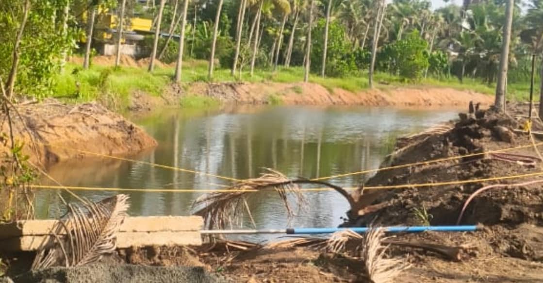 The stream at Lion’s Jungle Park in Pazhanganad. Photo: Special Arrangement. 