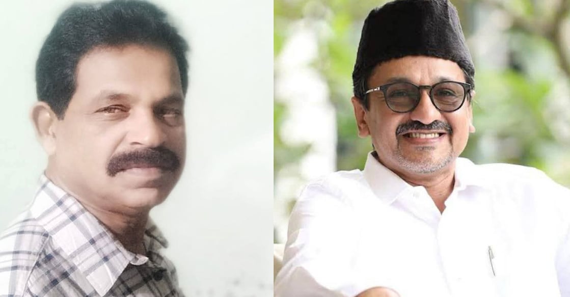 Venu Gopal (Left), Sadiq Ali Thangal. Photo: Special Arrangement