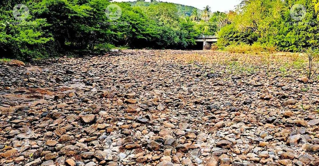 The parched bed of the Chaitravahini River. Photo: Special arrangement