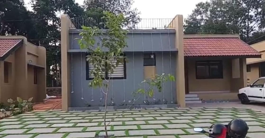 A house constructed by the Indian Union Muslim League (IUML) under its rehabilitation project for the Mundakkai–Chooralmala landslide survivors. Photo: Special Arrangement