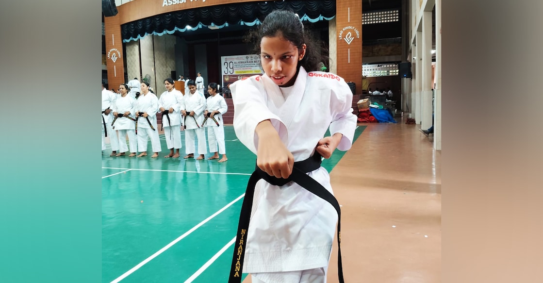 Niranjana in action. Photo: Special arrangement