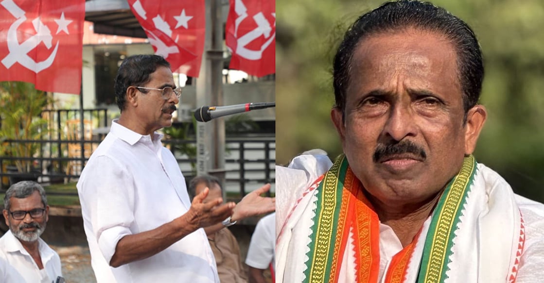  C H Kunhambu (Left) and K Neelakandan. Photo: Facebook