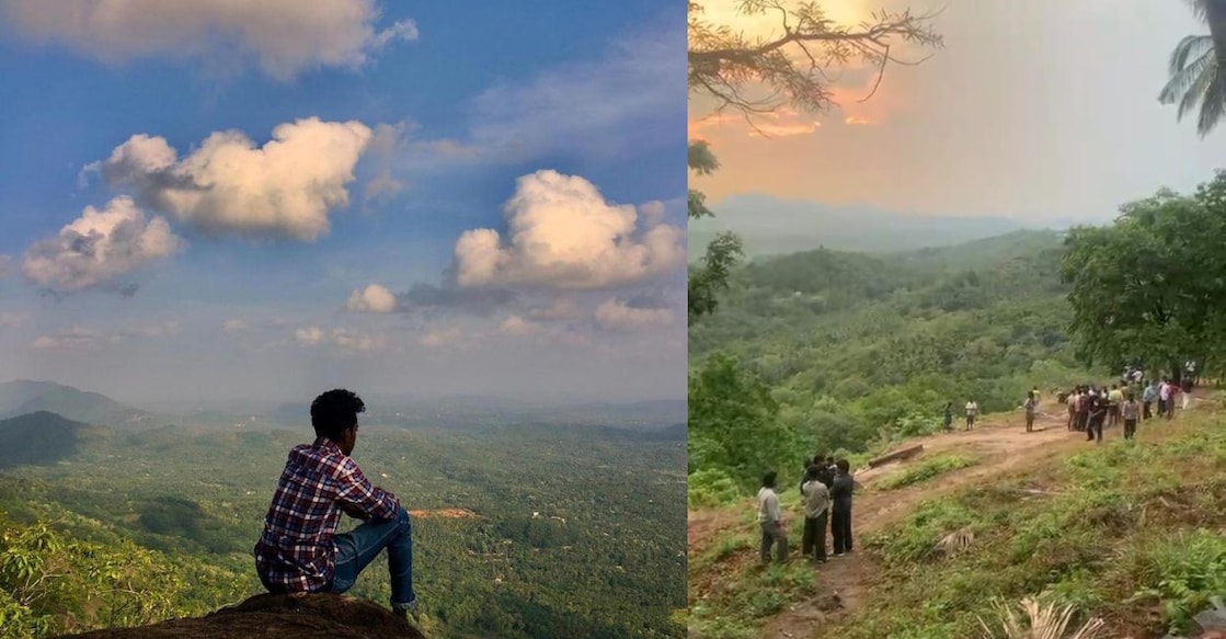 The Kuranganchola view point where the four youths were struck by lightning. Photo: Special Arrangement