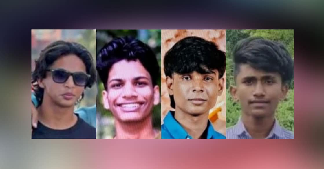 (From Left) Siyad, Rahees, Bahas and Fahad. Photo: Special Arrangement