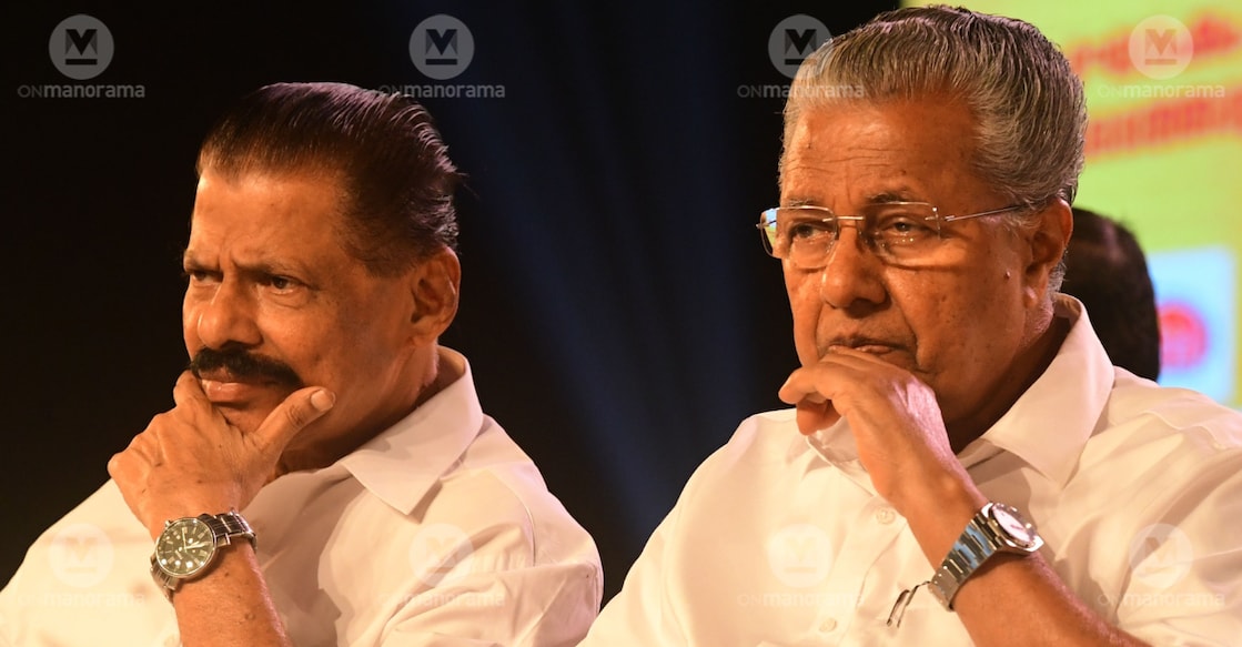MV Govindan and Pinarayi Vijayan. Photo: File/ Manorama.