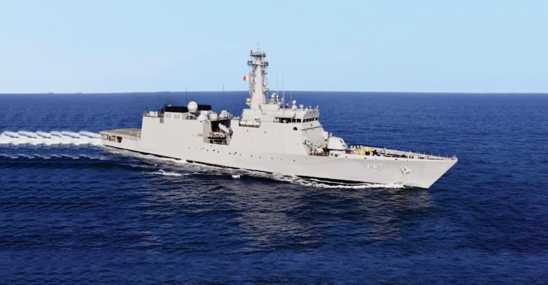 INS Sunayna, the vessel which was deployed for the Indian Navy’s IOS SAGAR mission. Photo: Special arrangement
