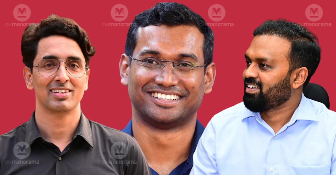 P B Nooh, Arun K Vijayan, and Prem Krishnan S. Photo: File/ Manorama.