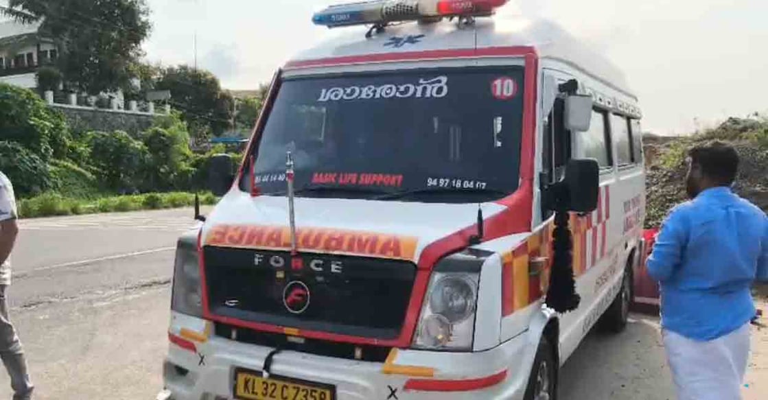 250 grams of MDMA was hidden in the beacon of an ambulance. Photo: Special arrangement