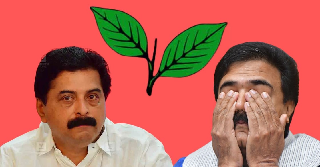 Roshy Augustine (L) and Jose K Mani. Photo: Canva/Manorama