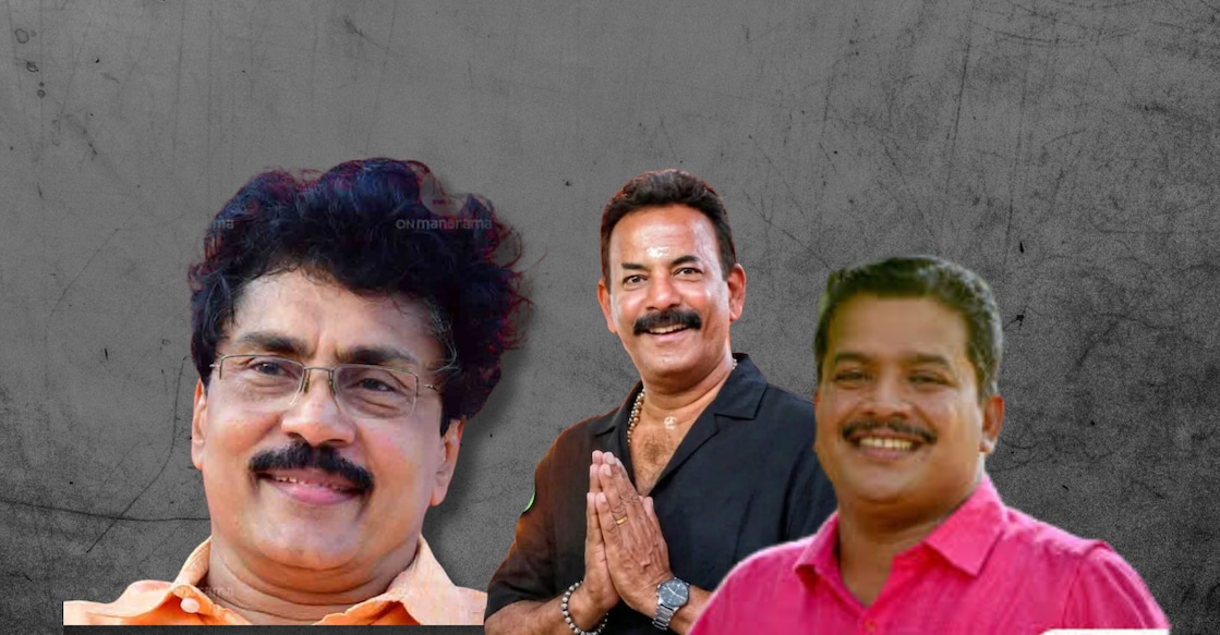 P K Sasi, Major Ravi, K Premkumar. Photo: Onmanorama