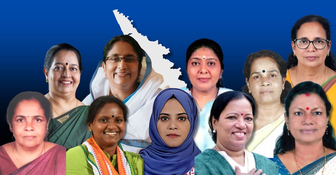 Women MLAs of the 16th Kerala Legislative Assembly. Photo: Onmanorama