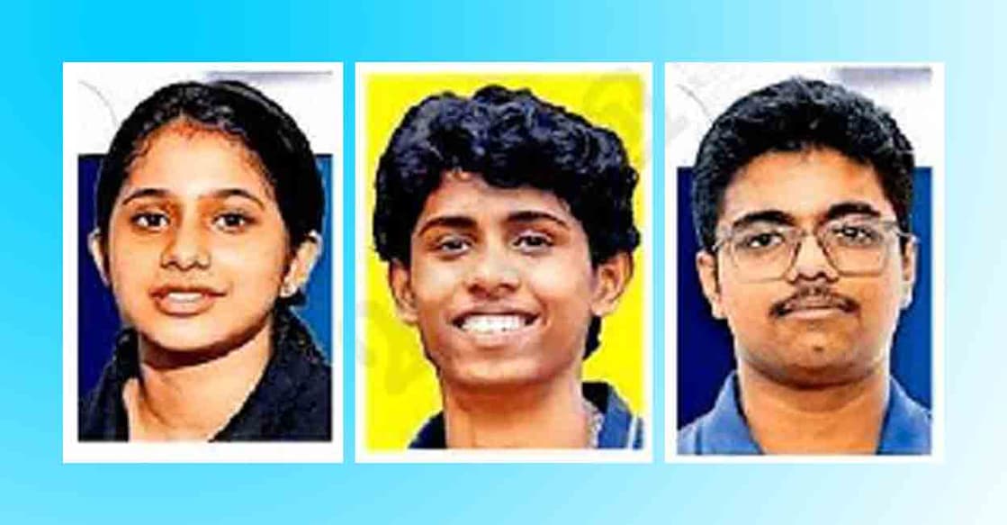 R S Meera Krishna, S Suryatejas, V Gauri Shankar. Photo: Manorama