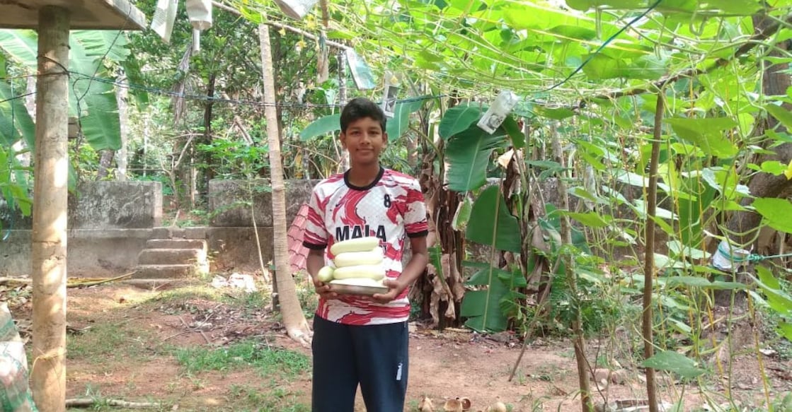 Student farmer Ghanasyam