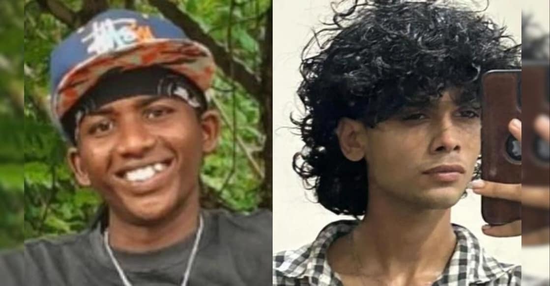 Appu T Abraham (20), Ankith (20). Photo: Special Arrangement