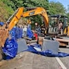 Eviction drive resumes in Munnar, 16 roadside shops demolished