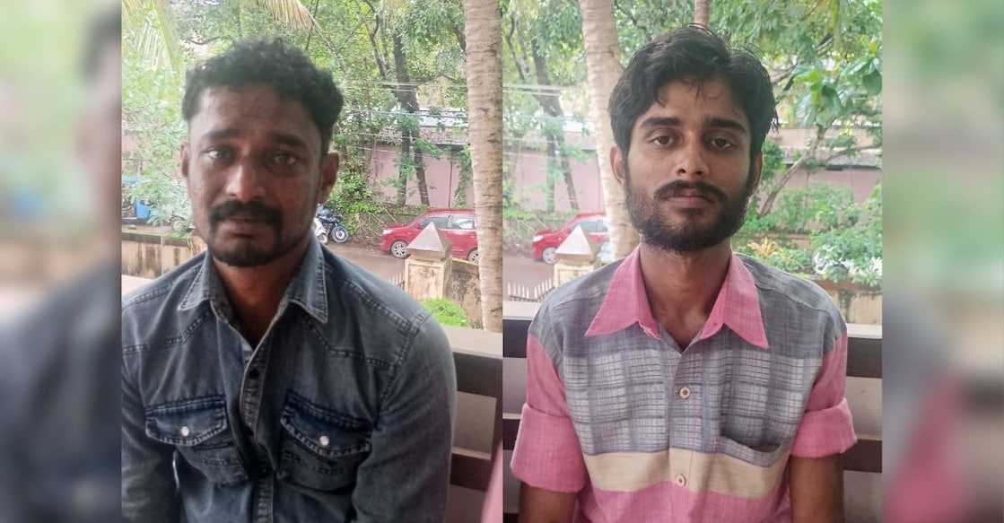 Shafi (34), alias Kalanthar,  and Sandesh B (27). Photo: Special Arrangement