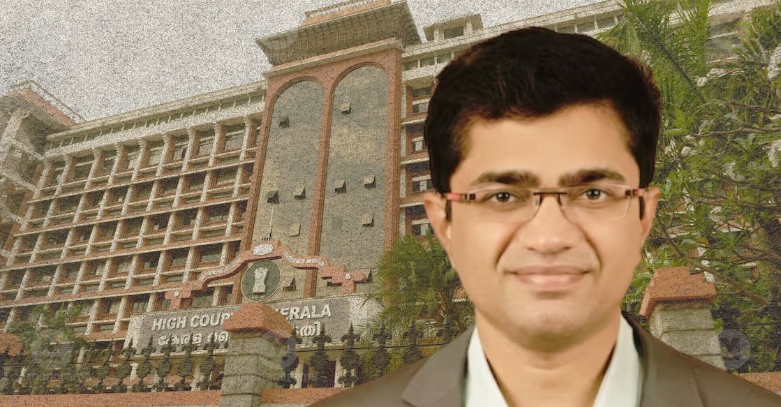 1) Kerala High Court (File Photo: Manorama), 2) K Biju. (Photo: keralatourism.org)