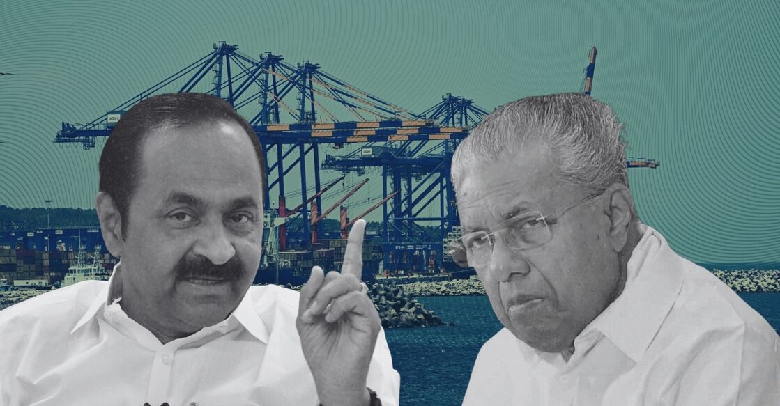 VD Satheesan, Pinarayi Vijayan. Photo: Manorama