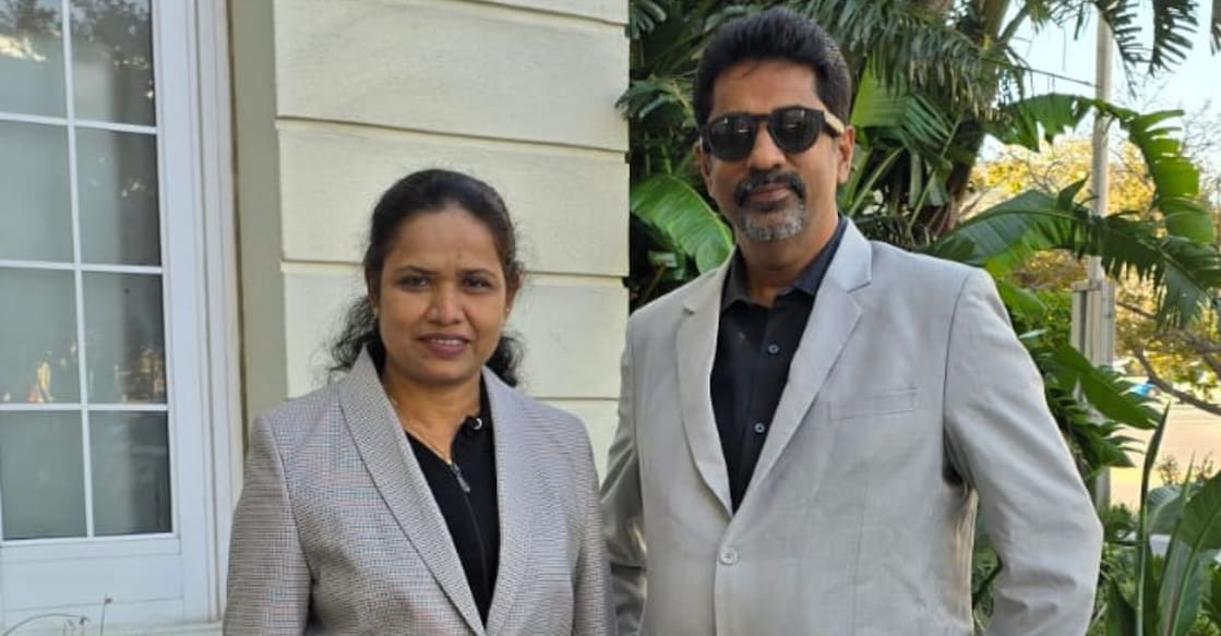 Loveni (56) and AC Thomas (57). Photo: Special Arrangement