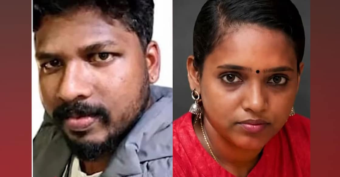 Sanukuttan and Harishma. Photo: Screengrab/Manorama News