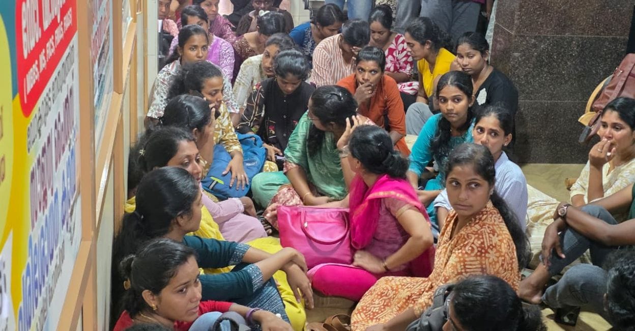 The nurses were demanding a minimum monthly salary of 40,000 and other service benefits, with the strike beginning in mid-May..Kannur nurses strike, private hospital pay dispute, nurses wage settlement, Koyili Hospital agreement, Indian Nurses Association protest, healthcare worker pay rise, minimum monthly salary nurses, Kannur medical staff dispute, ending hospital strike, labour officer settlement, nurses' service benefits, hospital management negotiations, private healthcare worker rights, Kannur medical strike resolution, INA agitation Koyili Hospital