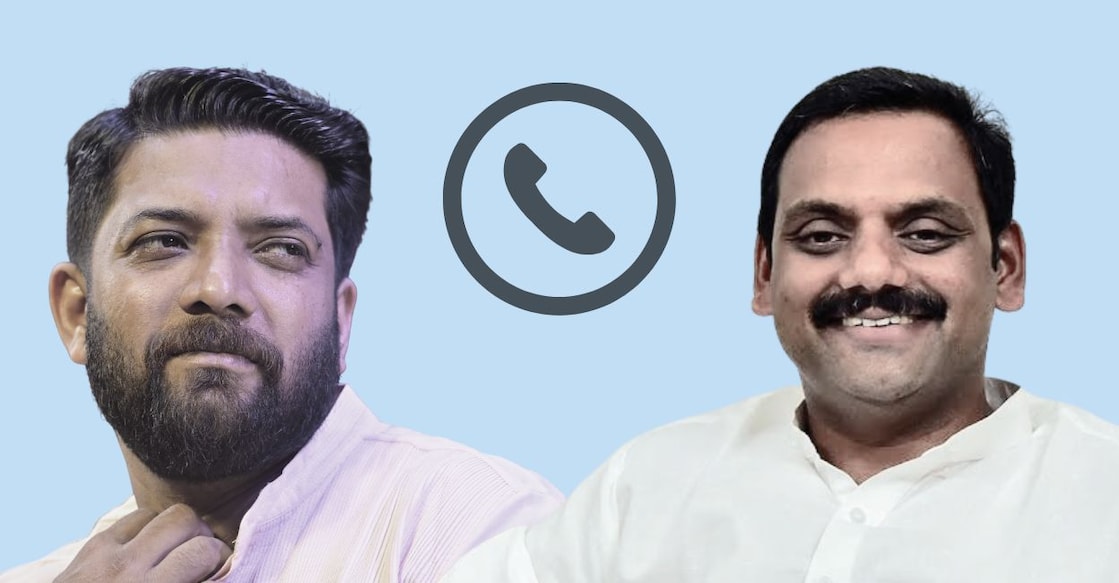 Shafi Parambil, Dean Kuriakose. Photo: Onmanorama