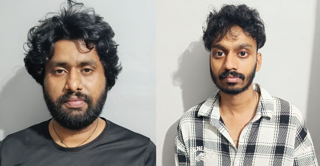 Amal George (L) and Abhijith. Photo: Special arrangement