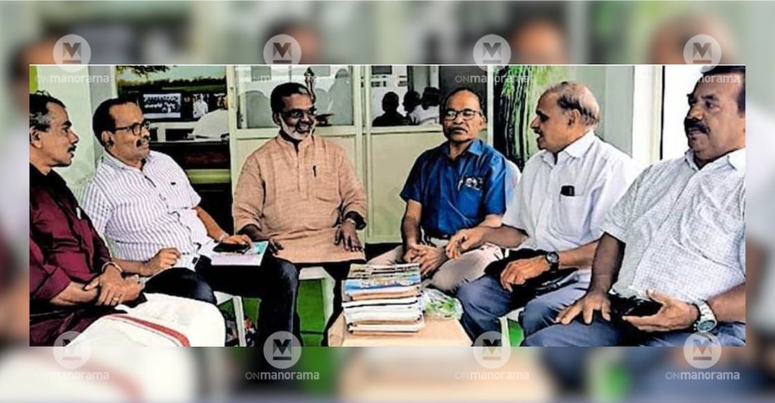 Members of the Safalam 55 Plus collective during a gathering in Pala. Photo: Special Arrangement