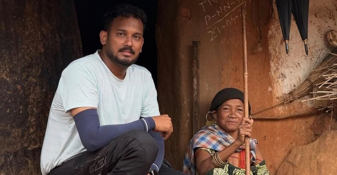 Dilshad during his trip in Odisha. Photo: Instagram.