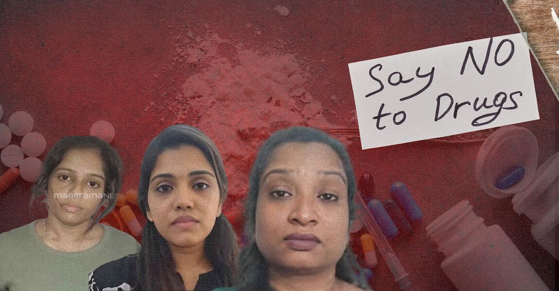 Keerthana, Kavya and Neeshma. Photos: Special Arrangement. Edits: Canva.