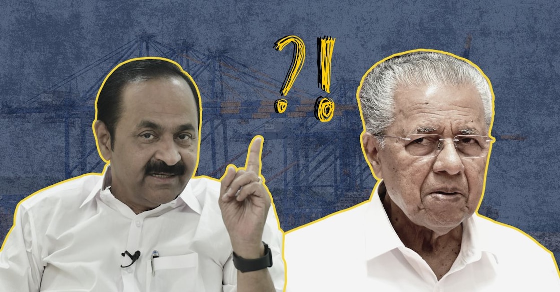VD Satheesan, Pinarayi Vijayan. Photo: Onmanorama
