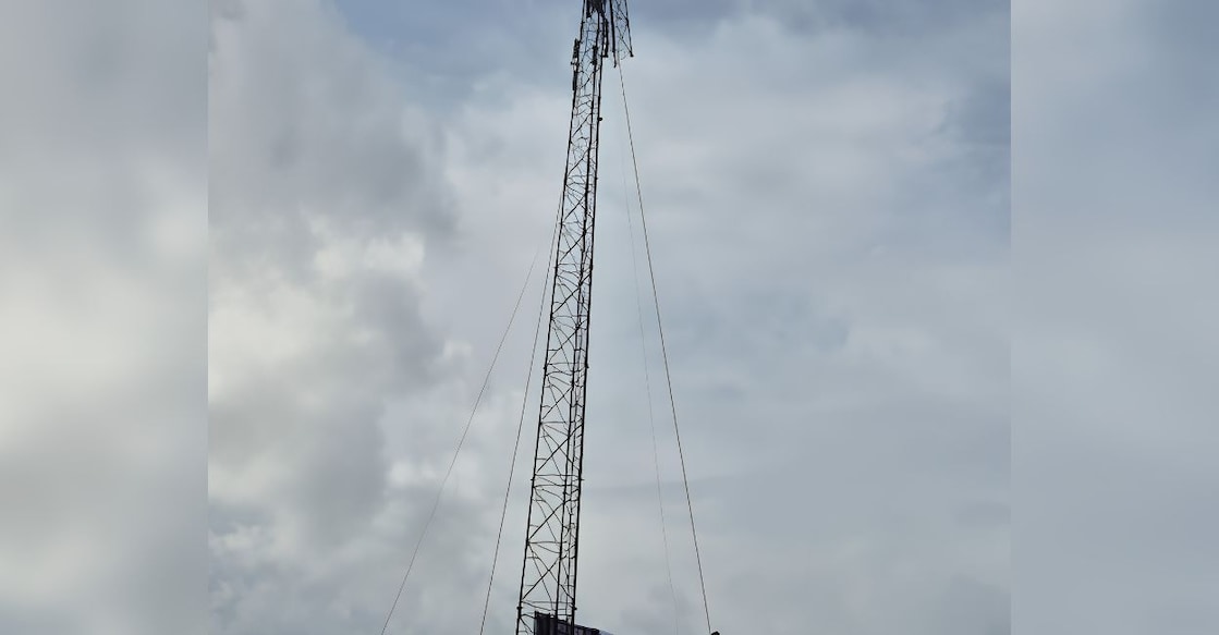The cellular stations erected as part of the free Wi-Fi project. Photo: Manorama
