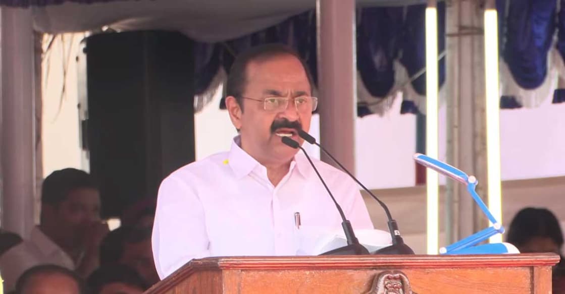 Chief Minister VD Satheesan. Photo: YouTube/Kerala Government