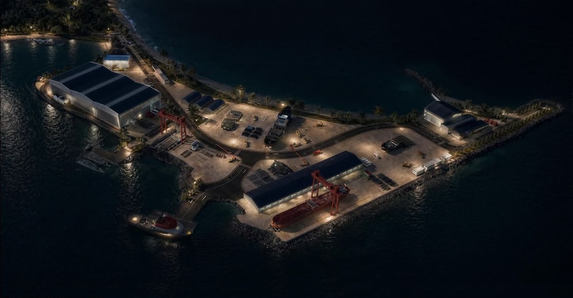 A conceptual rendering of the proposed mini shipyard at Ponnani. Photo: Special Arrangement.