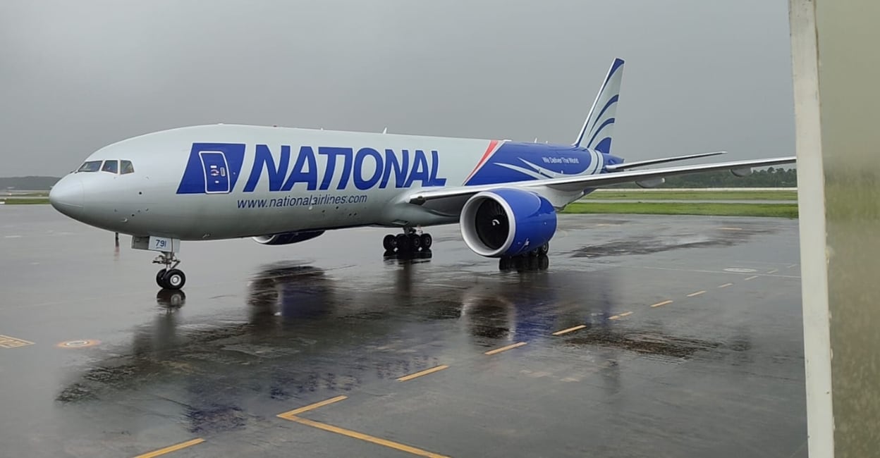 CIAL added a new dedicated freighter connection to Sharjah due to increased demand for Kerala's produce in the Gulf during Onam, expecting to handle.CIAL, Kochi Sharjah freighter, IndiGo Cargo, Onam cargo, Gulf markets, Kerala fresh produce export, air cargo, CIAL cargo, Kochi airport, Sharjah connection, perishable cargo, banana export, onion export, vegetable export, UAE cargo, logistics hub, Kerala exporters, Middle East connectivity, scheduled freighter service, Onam season demand, air freight news, Kochi Sharjah cargo, Onam produce export, Kochi airport new freighter, Kerala fresh produce Gulf, IndiGo CarGo Sharjah, Sharjah air freight, Perishable cargo Kerala, Onam season demand, Cochin International Airport cargo, UAE export routes, Malayali population Gulf demand, Logistics hub Kochi, Fresh fruit export Middle East, Seasonal cargo movement, Air freight Kerala UAE