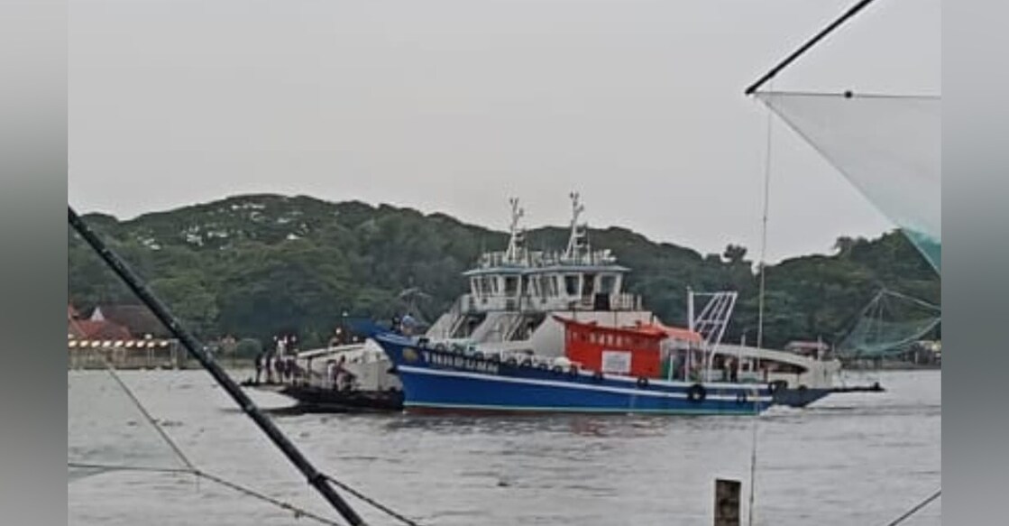 The Ro-Ro involved in the incident. Photo: Special arrangement