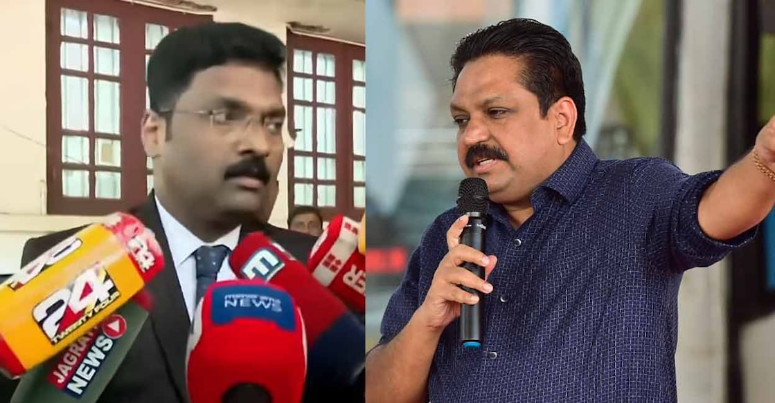 Vigilance Public Prosecutor KK Sreekanth, Tomin J Thachankary. Photo: Manorama