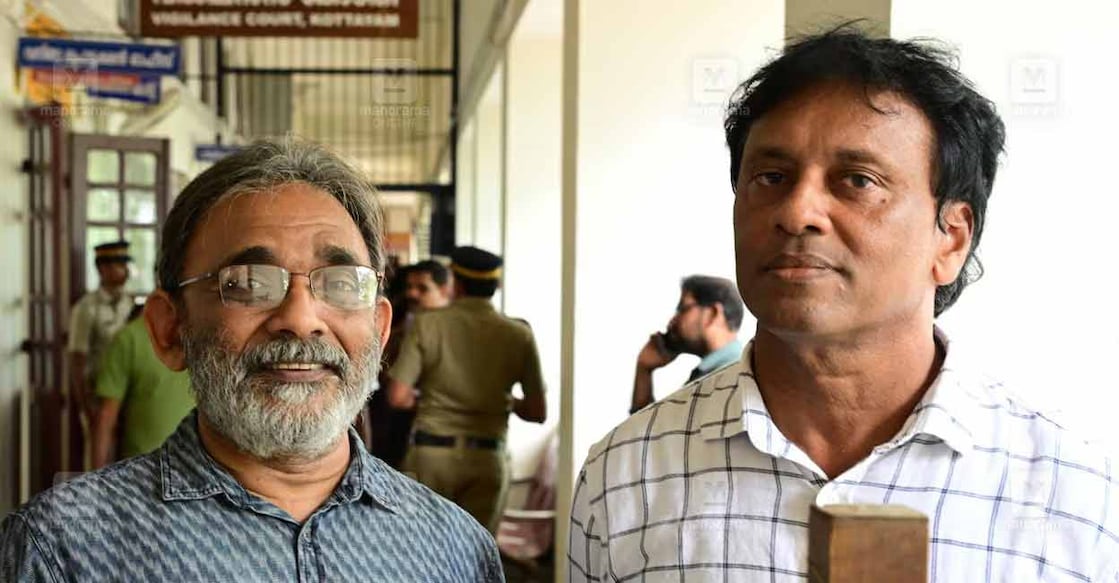 Bobby Kuruvilla (right), who filed a complaint against Tomin Thachankary, along with his brother Alexander. Photo: Manorama/Rijo Joseph