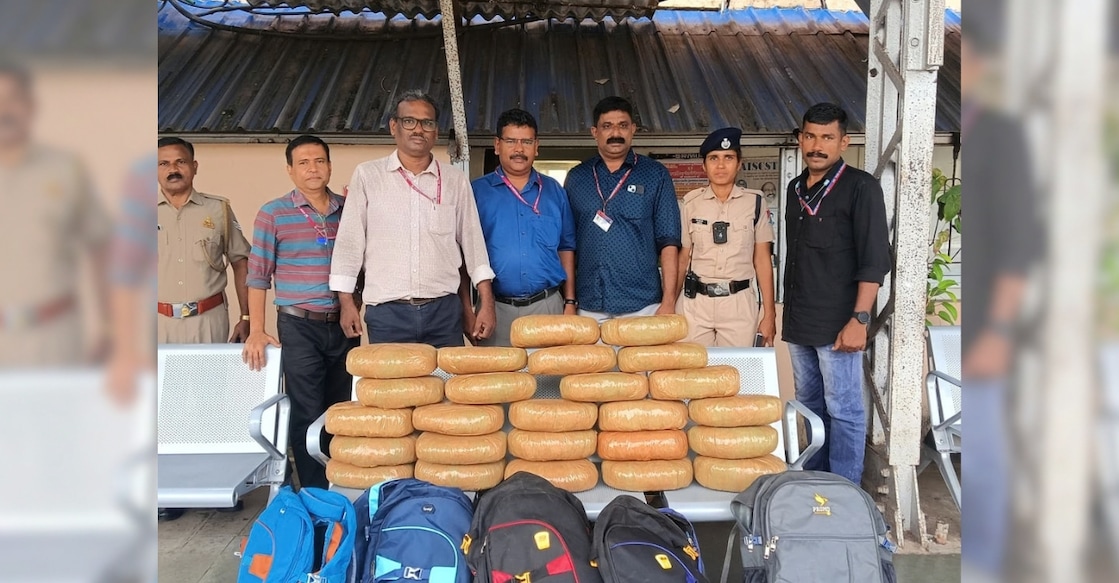 picture - ganja-haul-palakkad-railways-customs