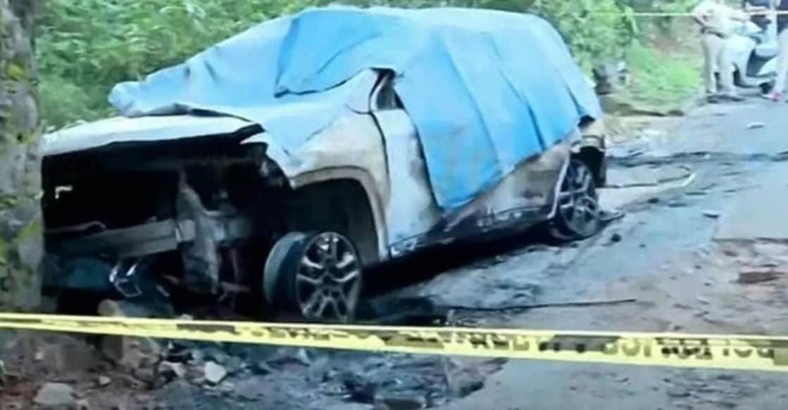 The vehicle involved in the accident. Photo: Special Arrangement. 